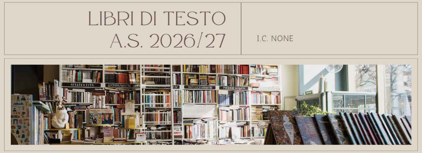 Libri di testo e materiale a.s. 2026/27